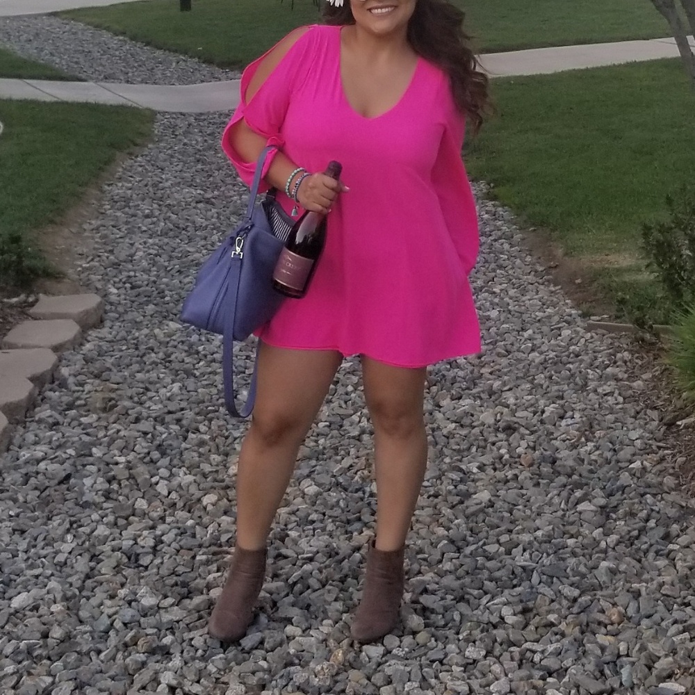 💕Hot pink dress